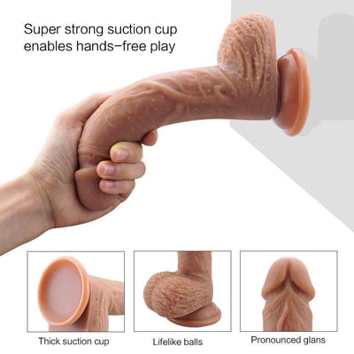 Strong suction cup and lifelike balls